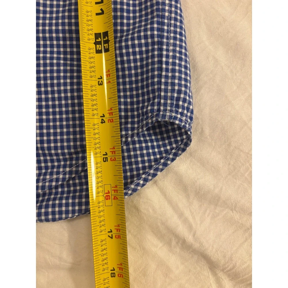 Ralph Lauren Kids Blue Gingham Long Sleeve Button Down Shirt Size 4 4T